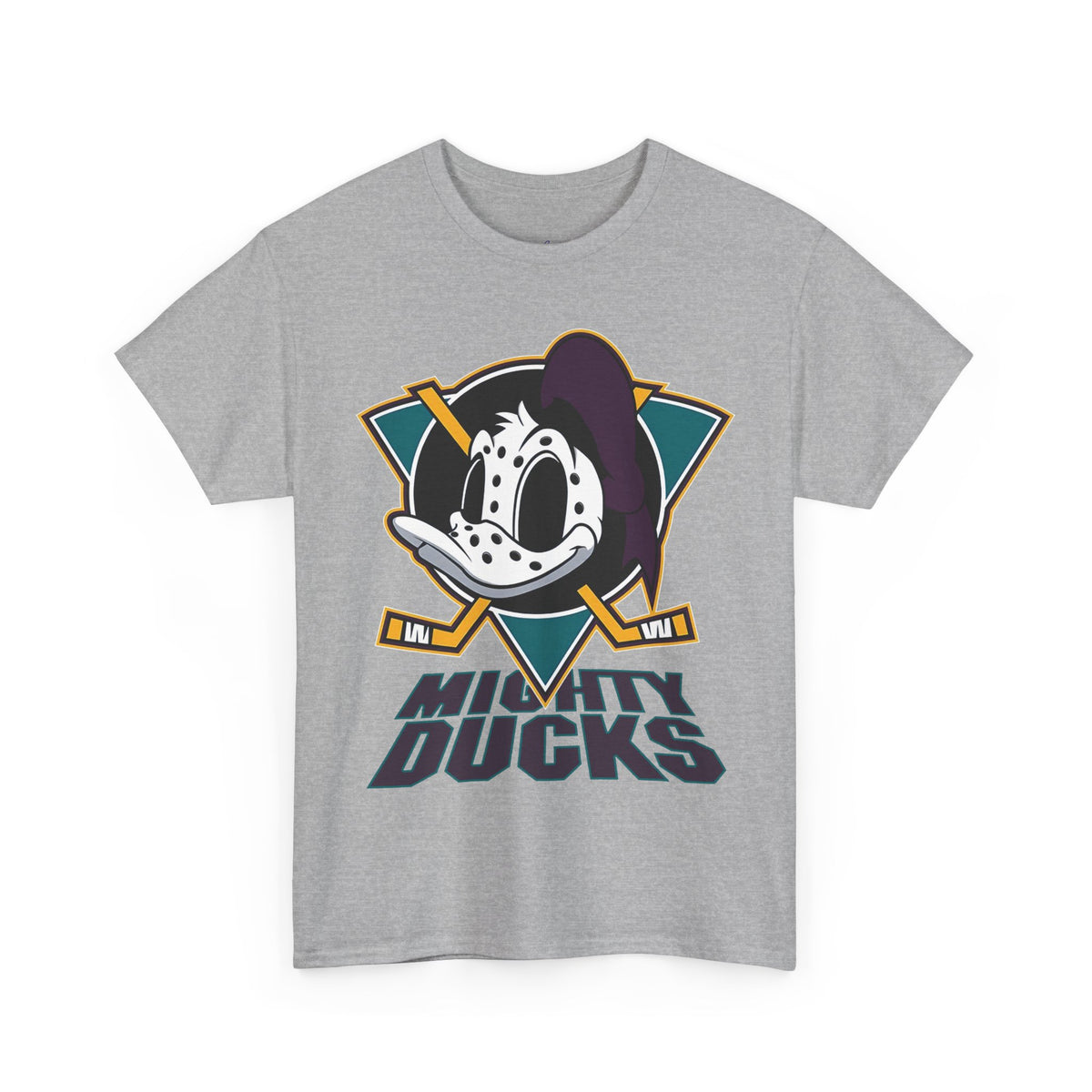 Mighty Ducks Purple Letters Premium T-Shirt