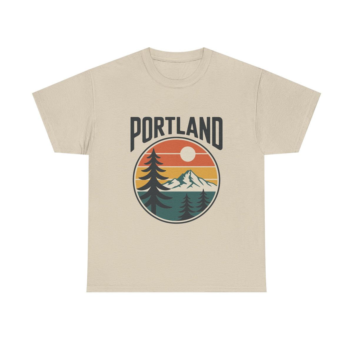Rose City Retro Sunset Tee