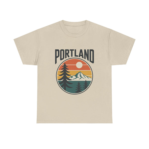 Rose City Retro Sunset Tee