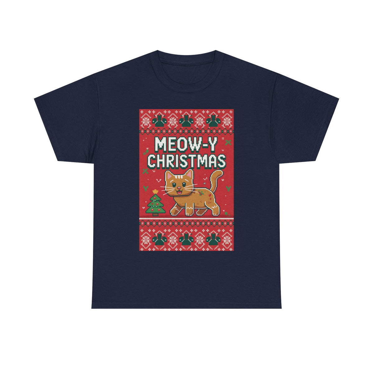 Meowy Christmas Cat Sweater