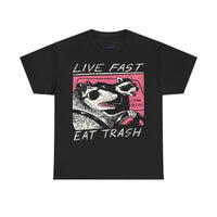 Cowboy Bebop Live Fast Eat Trash Raccoon  Premium T-Shirt