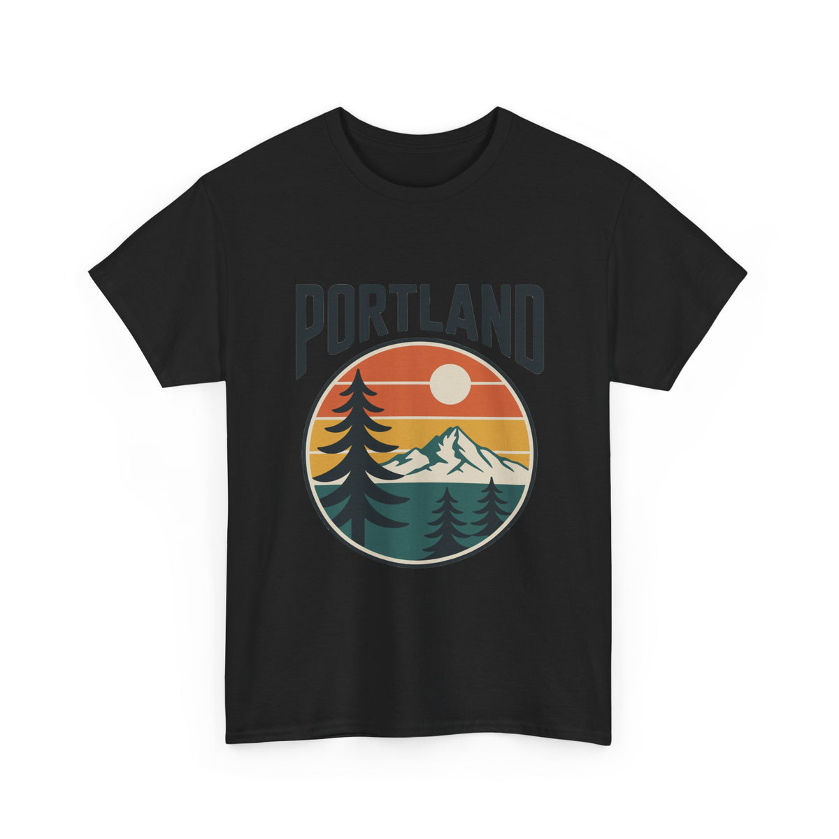 Rose City Retro Sunset Tee