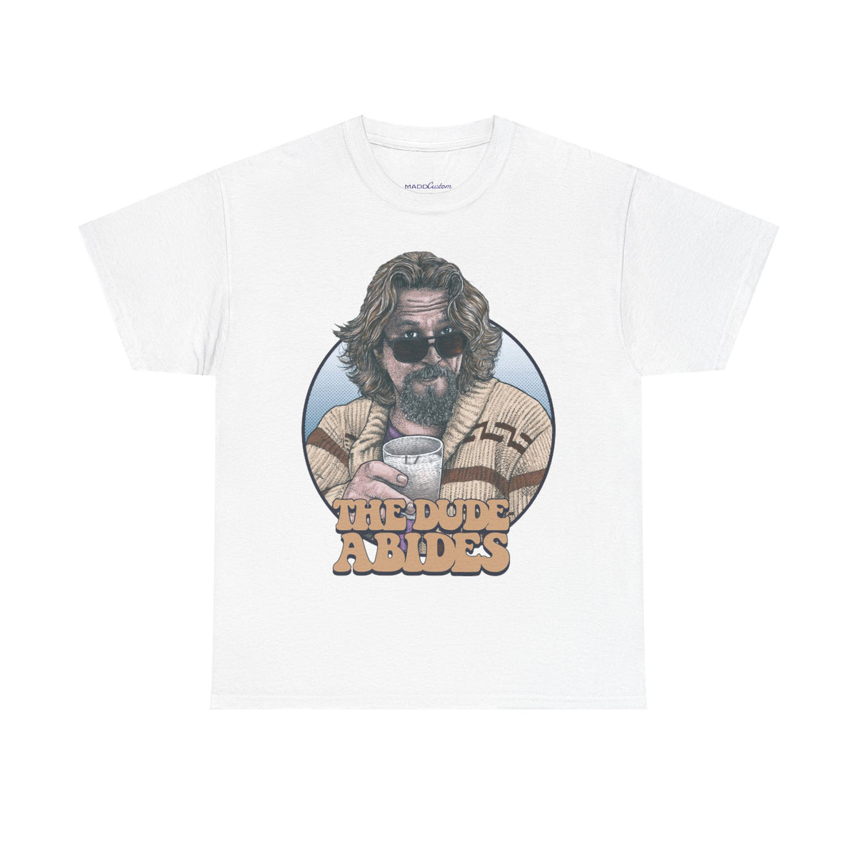 Big Lebowski Dude Abides Beverage B Premium T-Shirt