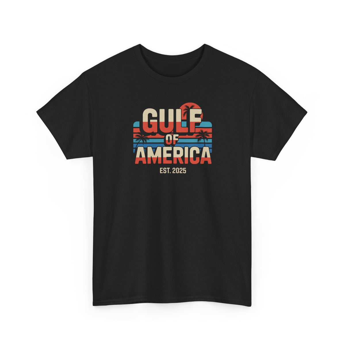 Gulf Sunset Retro Tee