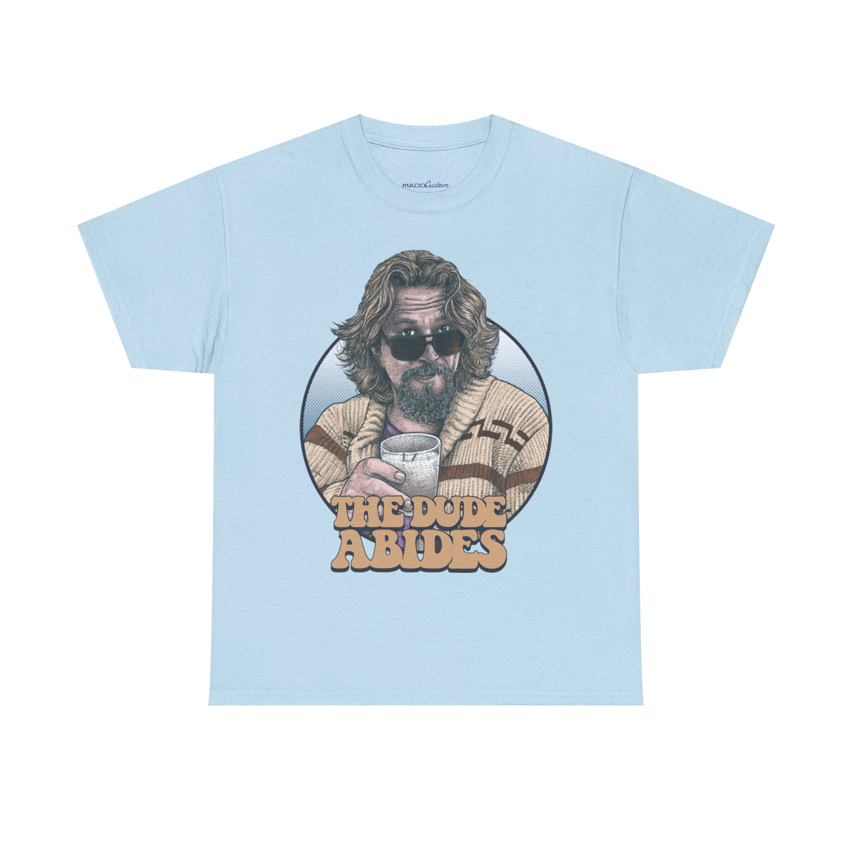 Big Lebowski Dude Abides Beverage B Premium T-Shirt