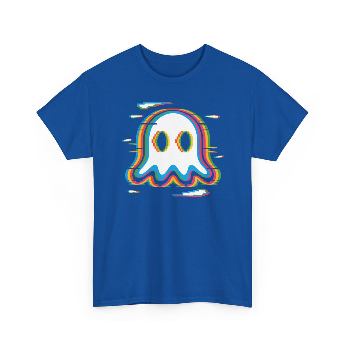 Glitch Rainbow Ghost Tee