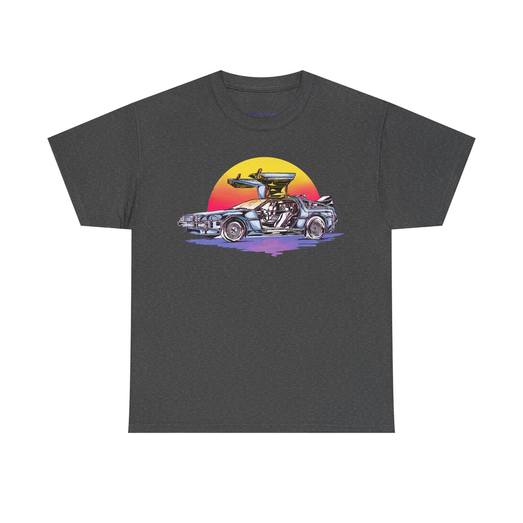 Delorean Sunset Copy Premium T-Shirt
