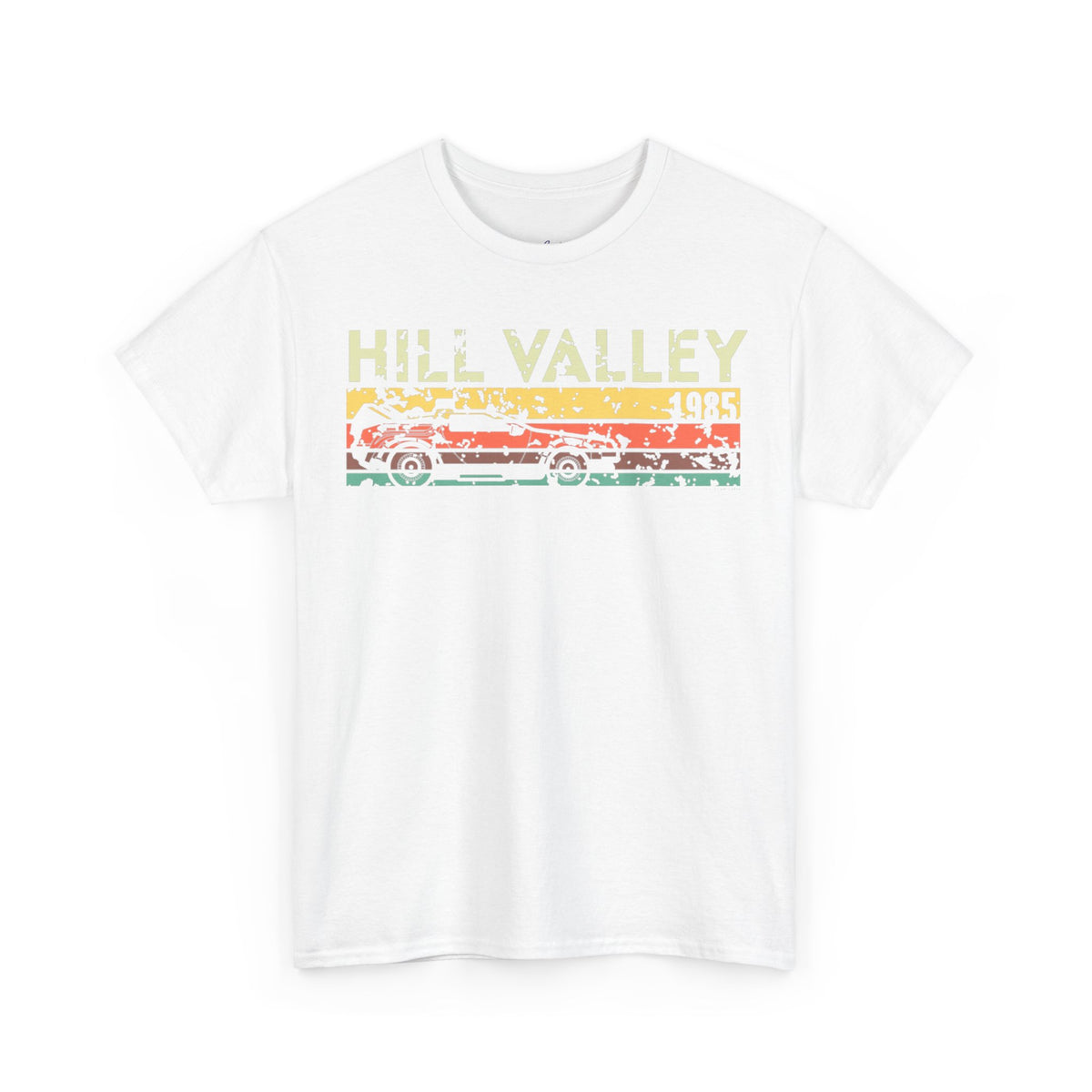 Back To The Future Hill Valley Delorean Premium T-Shirt
