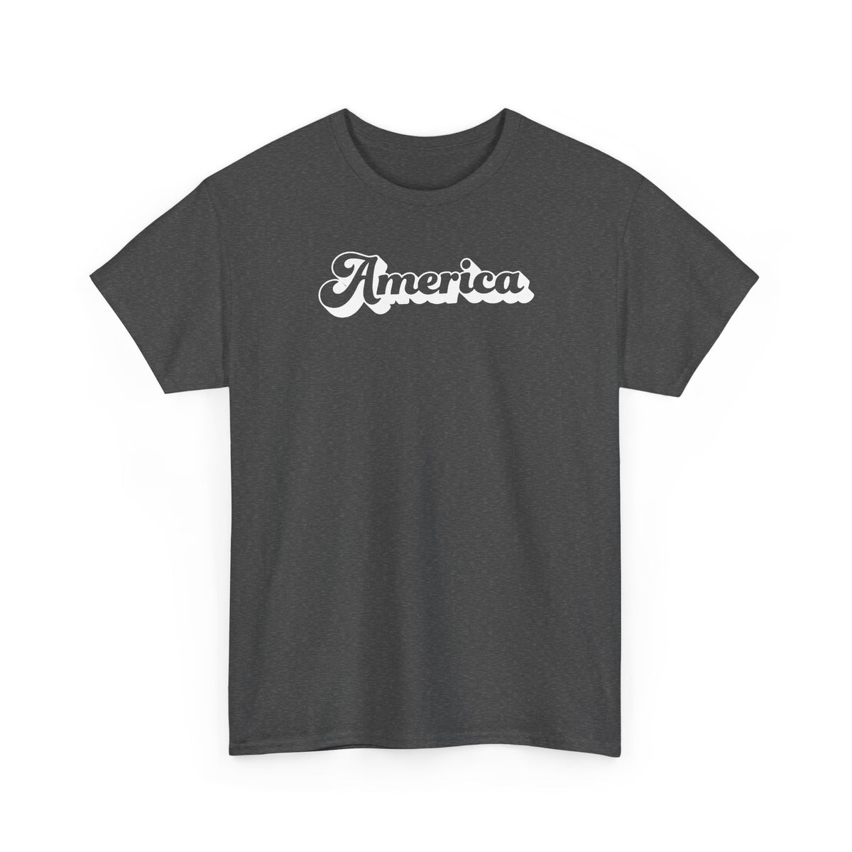 America Retro Script Tee