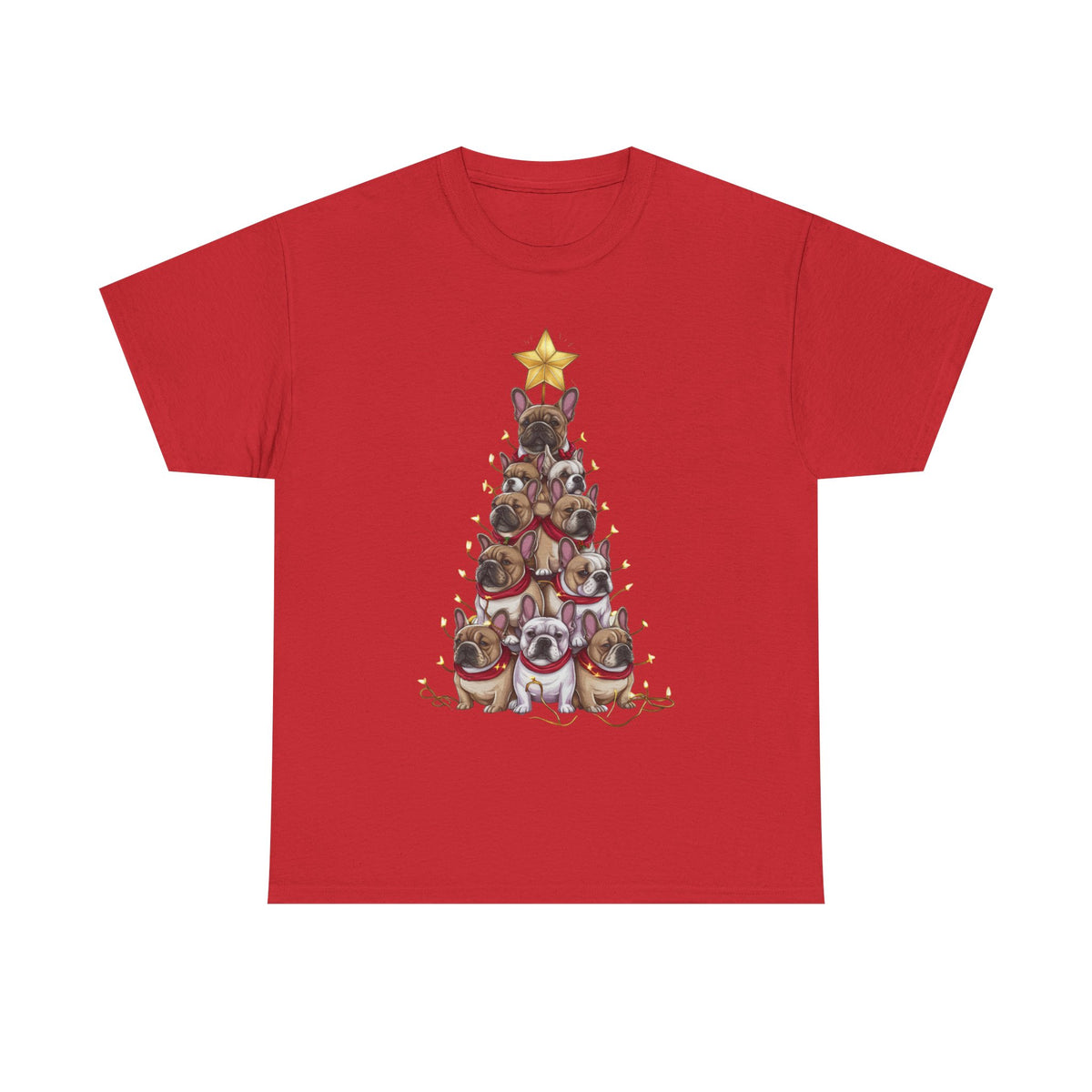Frenchie Holiday Tree Tee