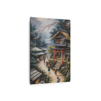 Dawn Serenity by the Village Torii Gate