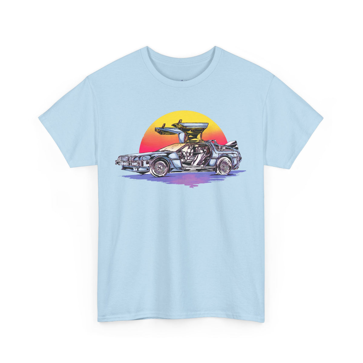 Delorean Sunset Copy Premium T-Shirt