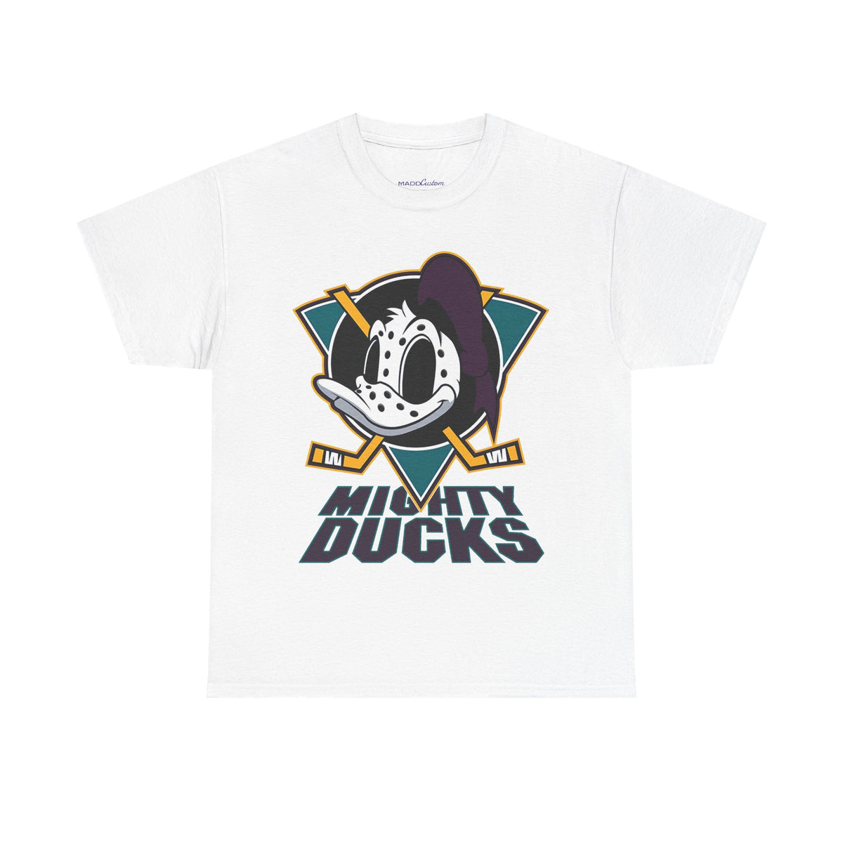 Mighty Ducks Purple Letters Premium T-Shirt