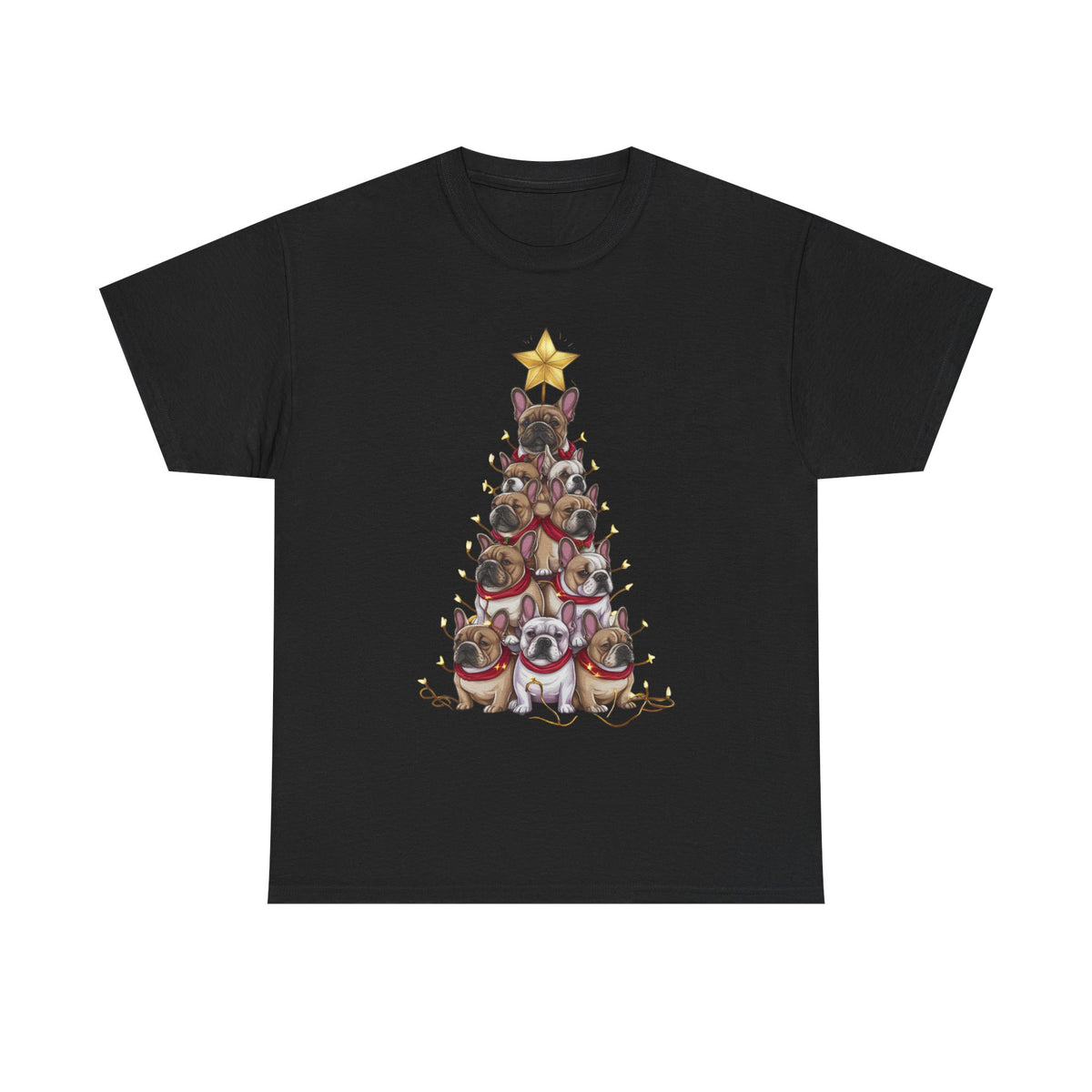 Frenchie Holiday Tree Tee